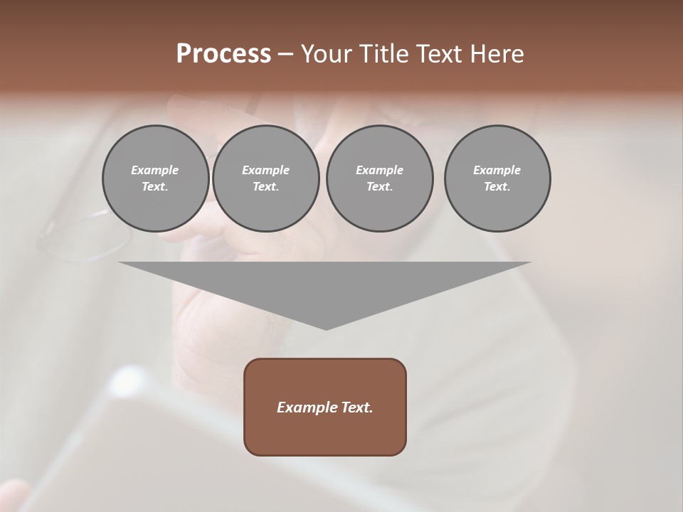 Single Mirror Looking At Camera PowerPoint Template