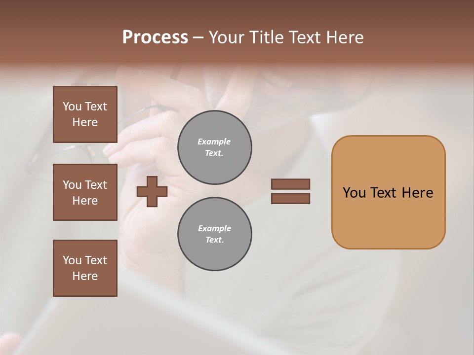 Single Mirror Looking At Camera PowerPoint Template