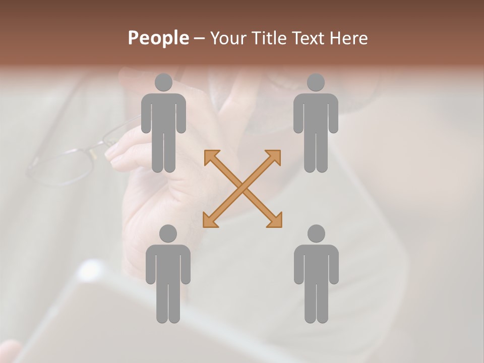 Single Mirror Looking At Camera PowerPoint Template