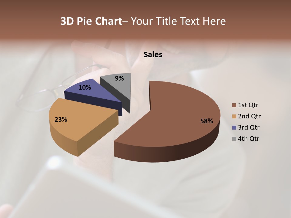 Single Mirror Looking At Camera PowerPoint Template