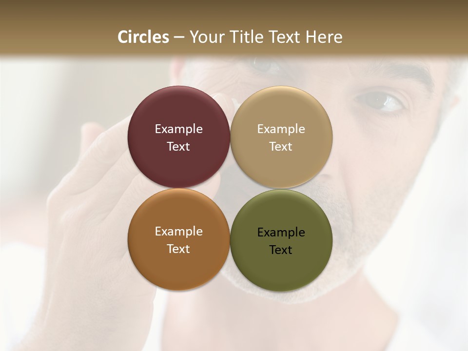 Single Mirror Looking At Camera PowerPoint Template