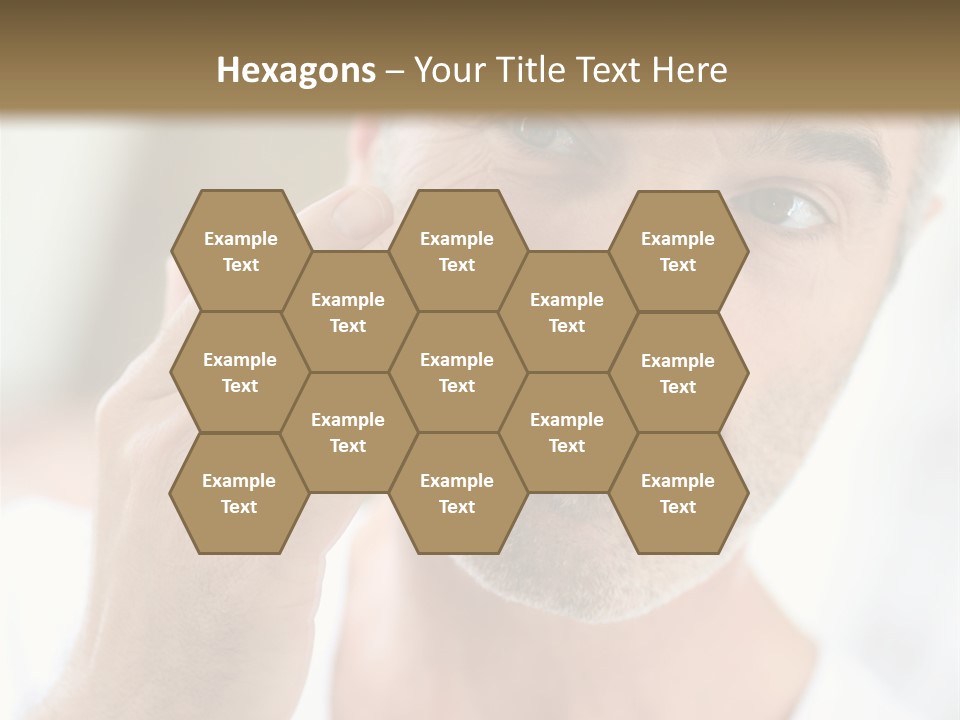 Single Mirror Looking At Camera PowerPoint Template