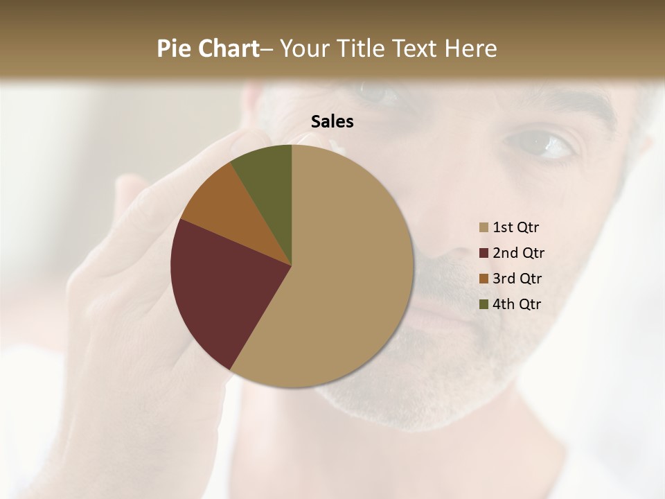 Single Mirror Looking At Camera PowerPoint Template