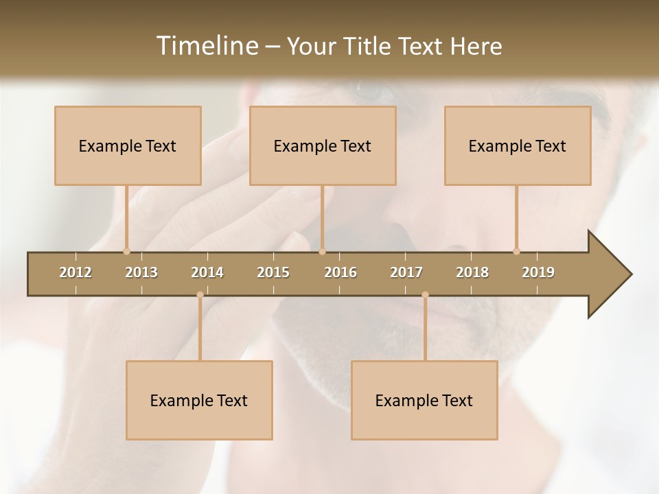 Single Mirror Looking At Camera PowerPoint Template