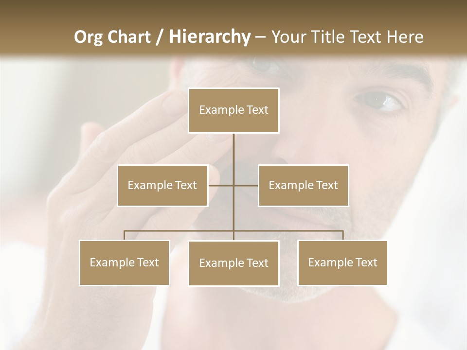 Single Mirror Looking At Camera PowerPoint Template