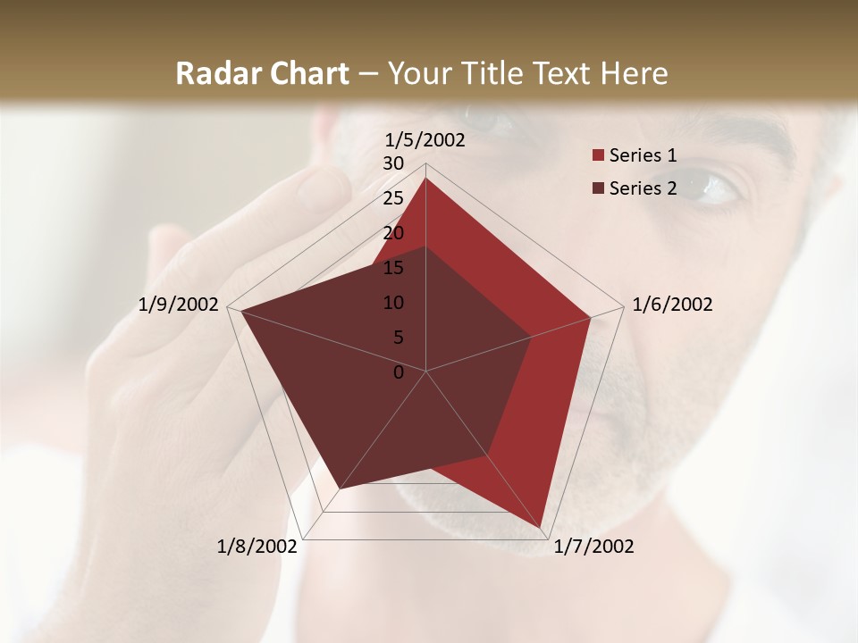 Single Mirror Looking At Camera PowerPoint Template