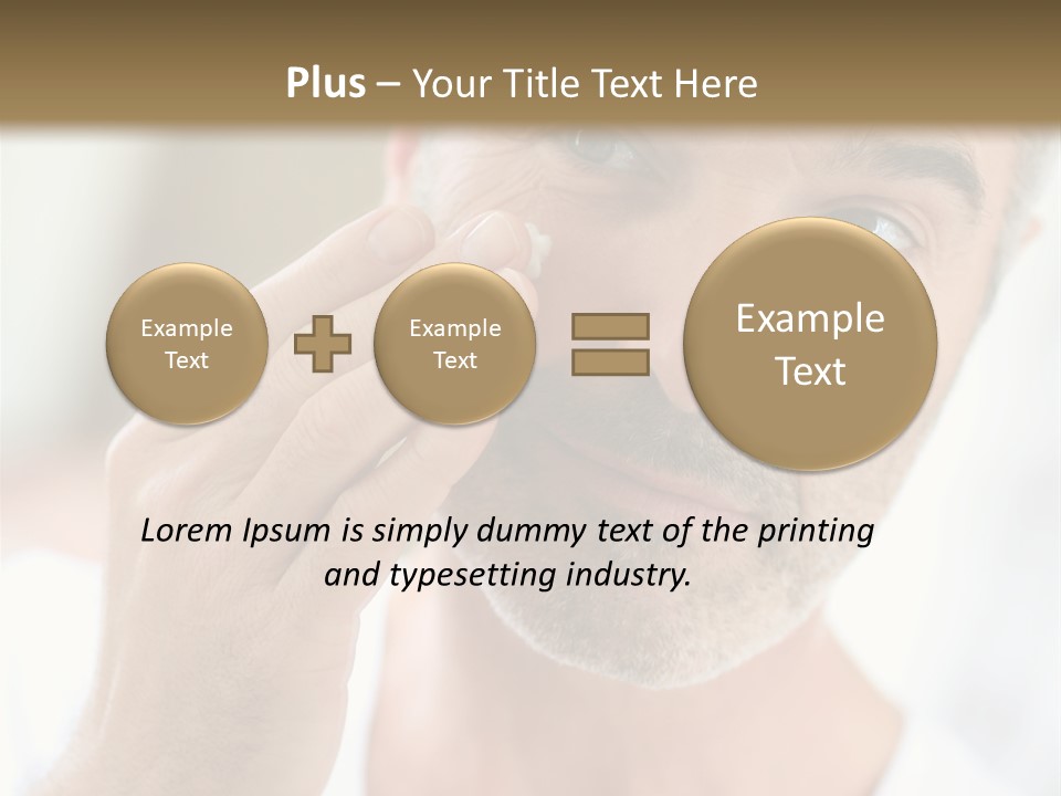 Single Mirror Looking At Camera PowerPoint Template