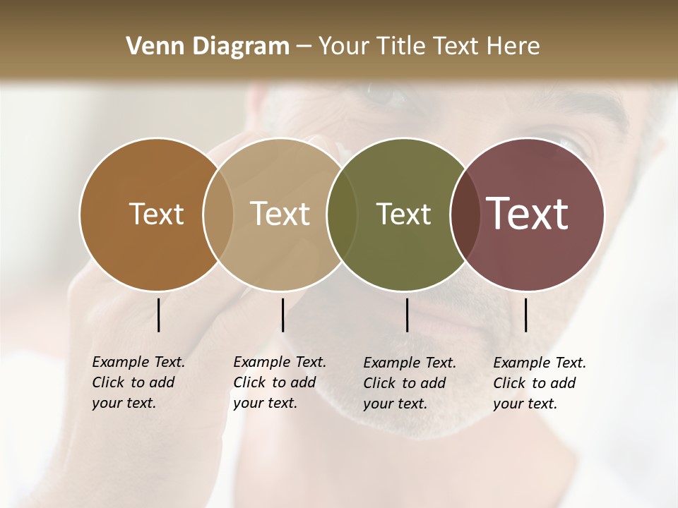 Single Mirror Looking At Camera PowerPoint Template