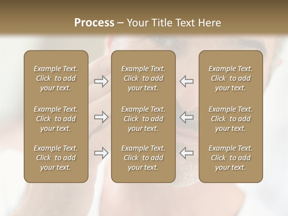 Single Mirror Looking At Camera PowerPoint Template