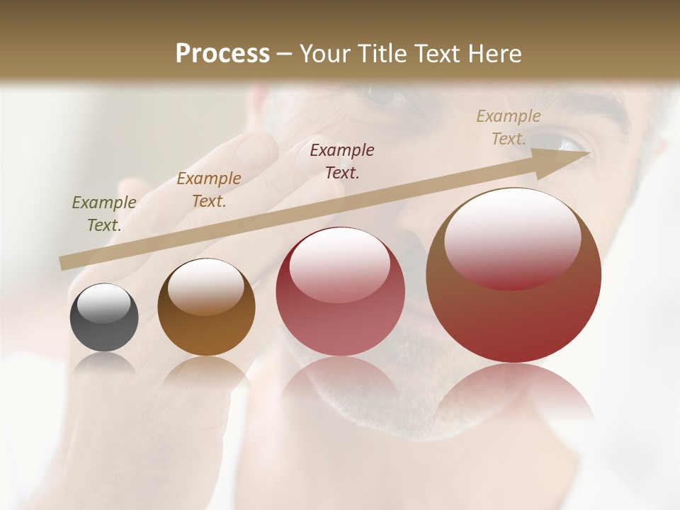 Single Mirror Looking At Camera PowerPoint Template