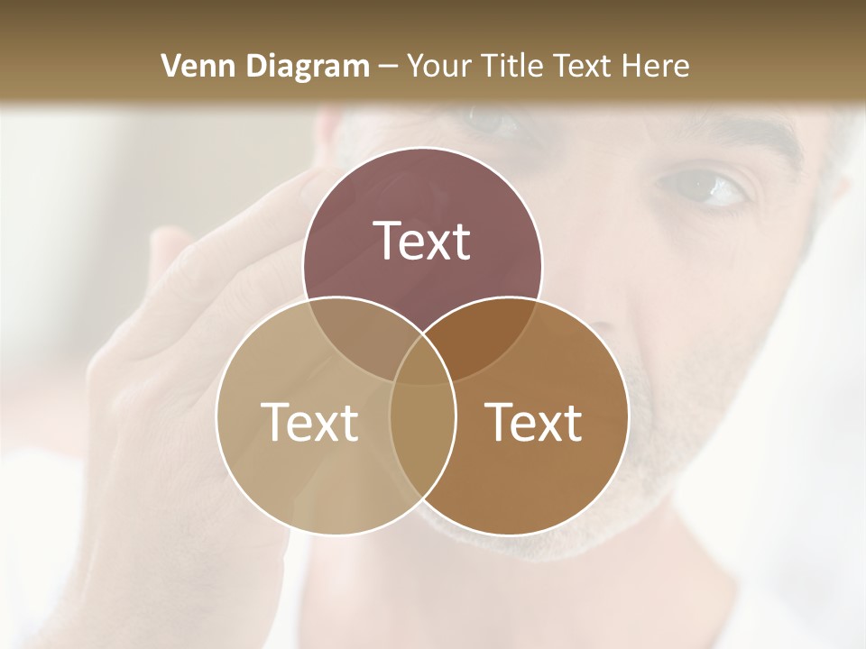 Single Mirror Looking At Camera PowerPoint Template