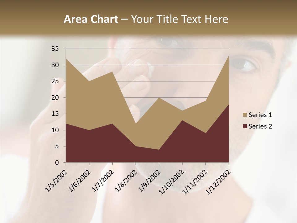 Single Mirror Looking At Camera PowerPoint Template