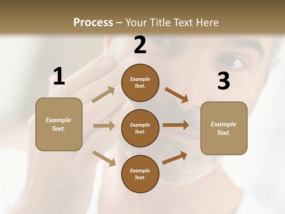 Single Mirror Looking At Camera PowerPoint Template