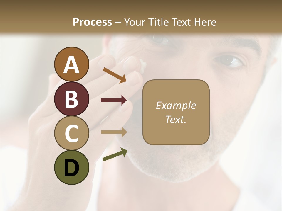 Single Mirror Looking At Camera PowerPoint Template