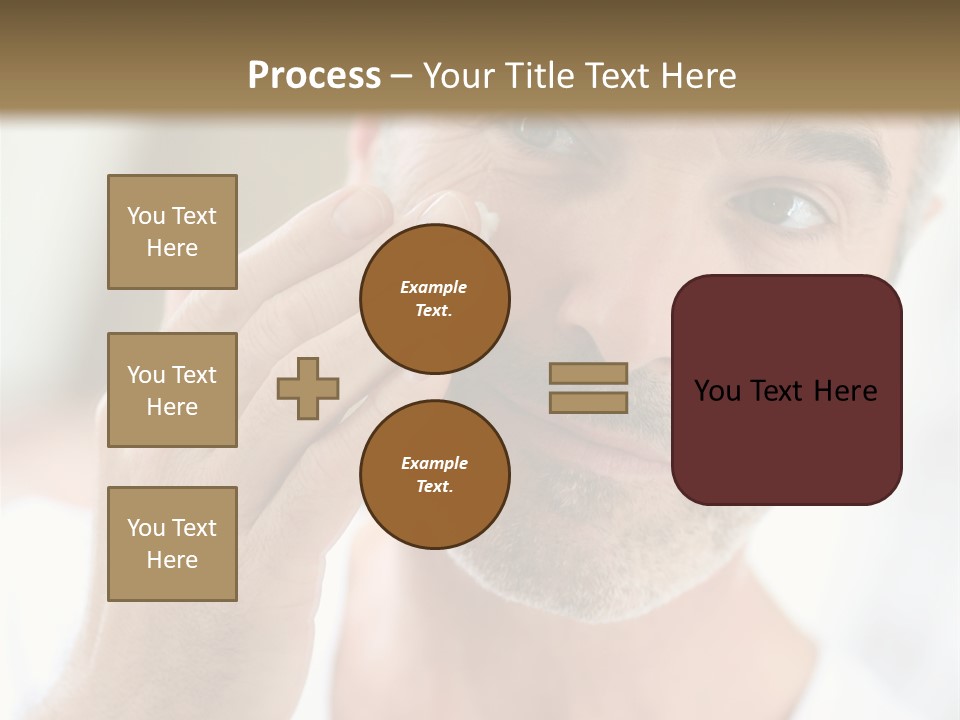 Single Mirror Looking At Camera PowerPoint Template
