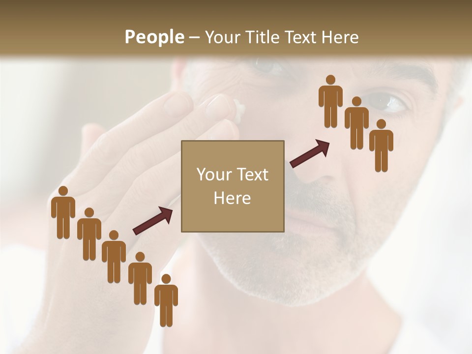 Single Mirror Looking At Camera PowerPoint Template