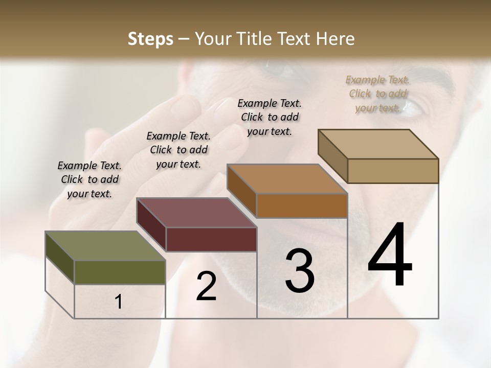 Single Mirror Looking At Camera PowerPoint Template