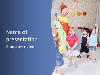 Party Game Looking PowerPoint Template