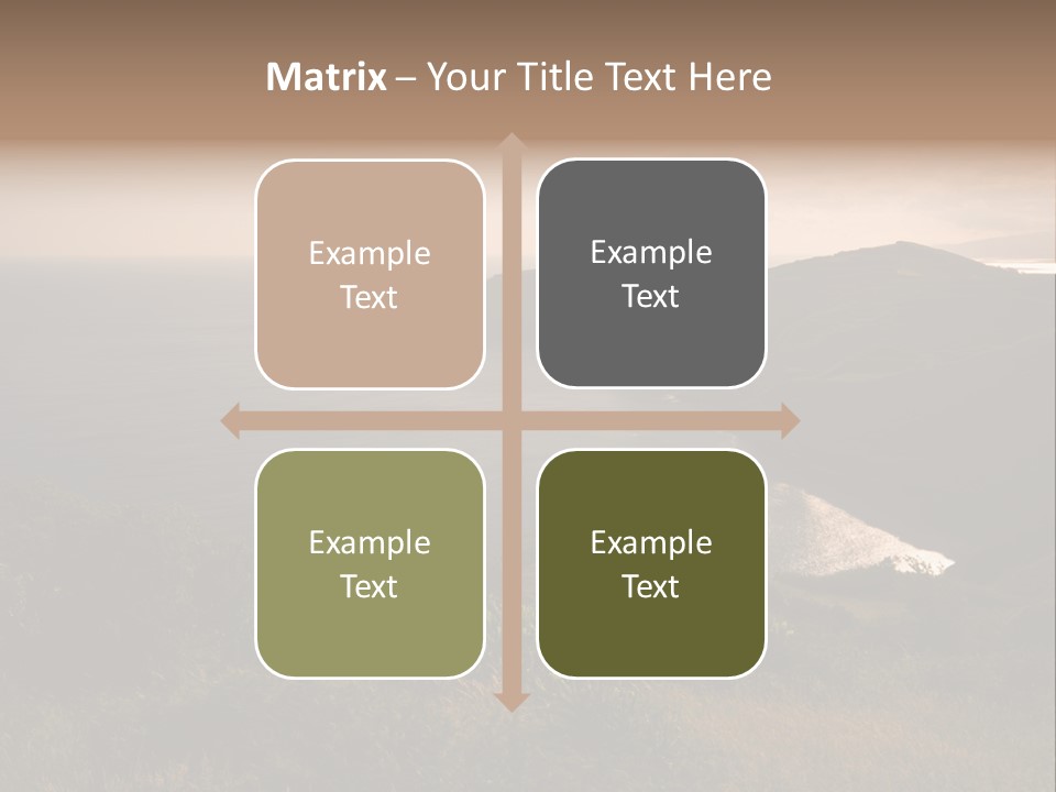 Atlantic Light Evening PowerPoint Template