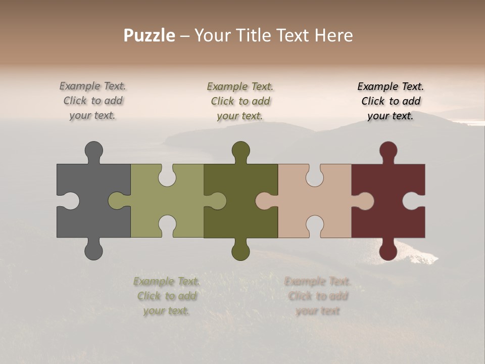 Atlantic Light Evening PowerPoint Template