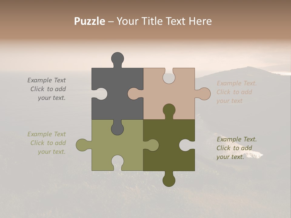 Atlantic Light Evening PowerPoint Template