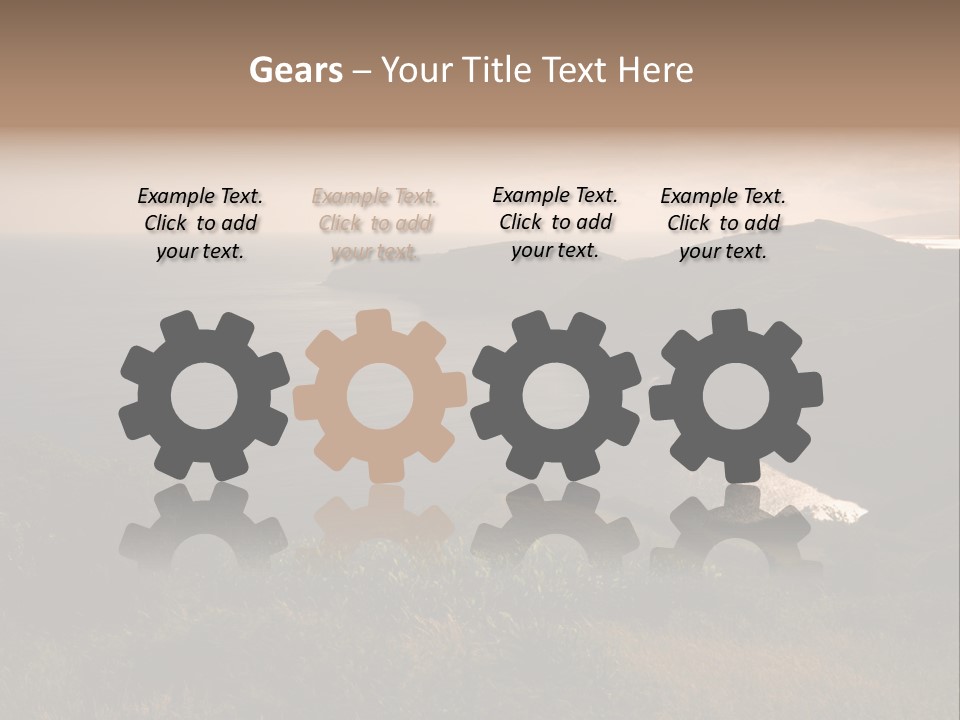 Atlantic Light Evening PowerPoint Template