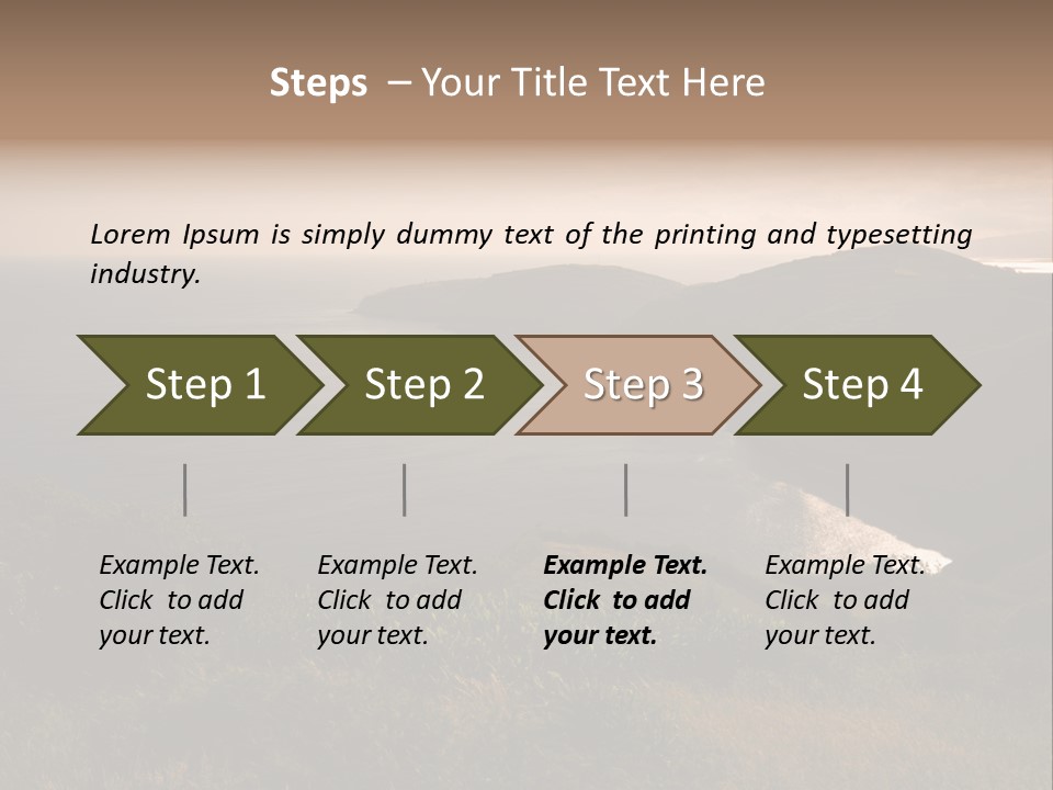 Atlantic Light Evening PowerPoint Template
