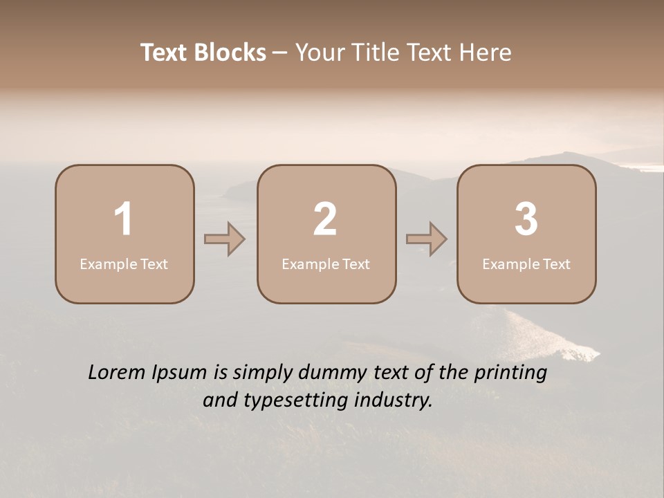 Atlantic Light Evening PowerPoint Template