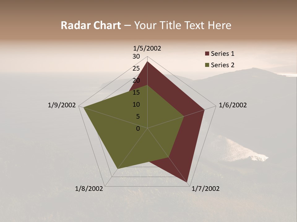 Atlantic Light Evening PowerPoint Template
