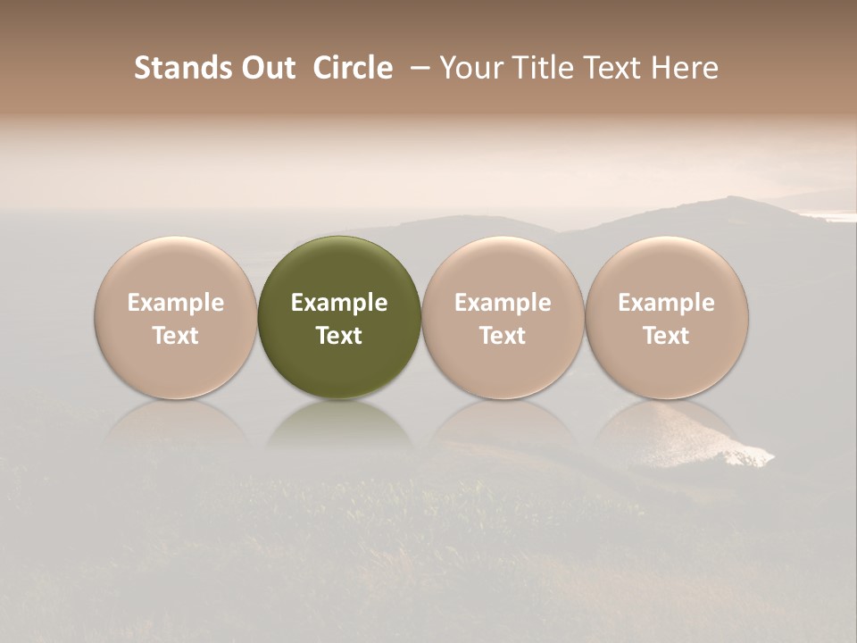 Atlantic Light Evening PowerPoint Template