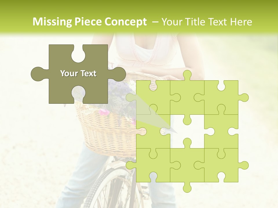 Thirties Happy Bicycle PowerPoint Template