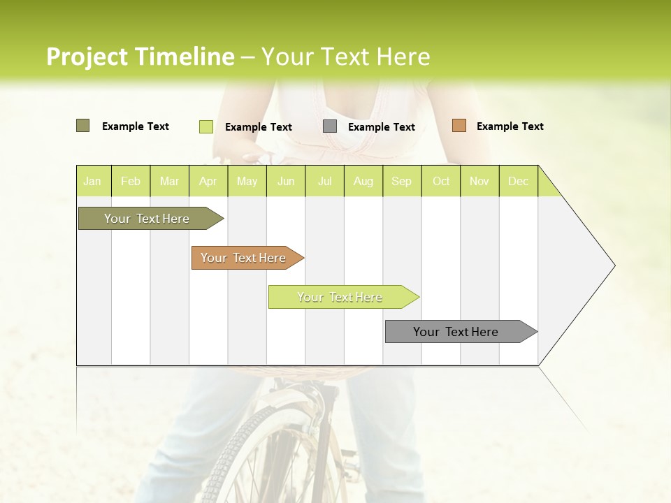 Thirties Happy Bicycle PowerPoint Template