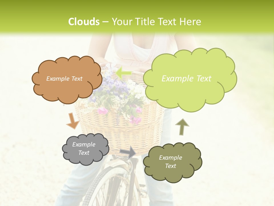 Thirties Happy Bicycle PowerPoint Template