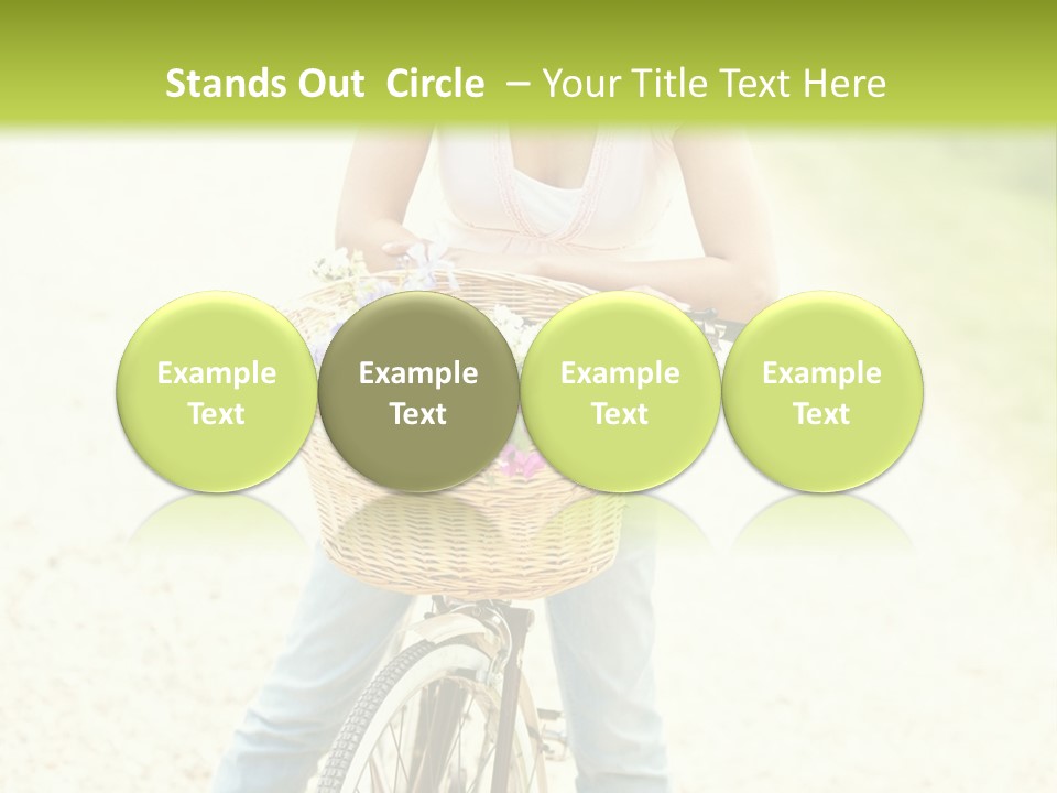 Thirties Happy Bicycle PowerPoint Template