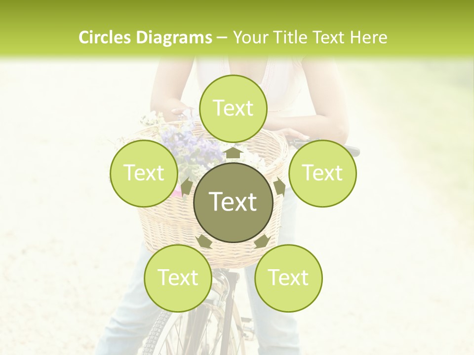 Thirties Happy Bicycle PowerPoint Template
