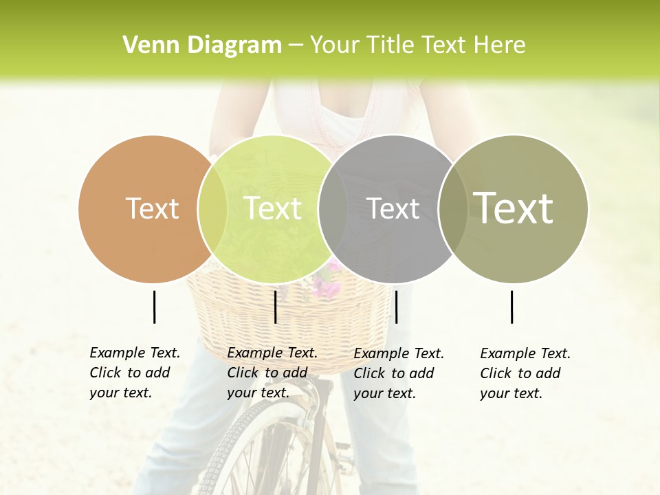 Thirties Happy Bicycle PowerPoint Template