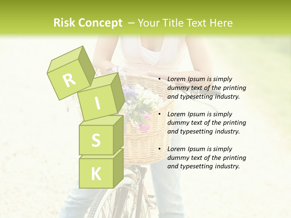 Thirties Happy Bicycle PowerPoint Template