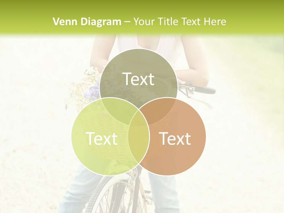 Thirties Happy Bicycle PowerPoint Template
