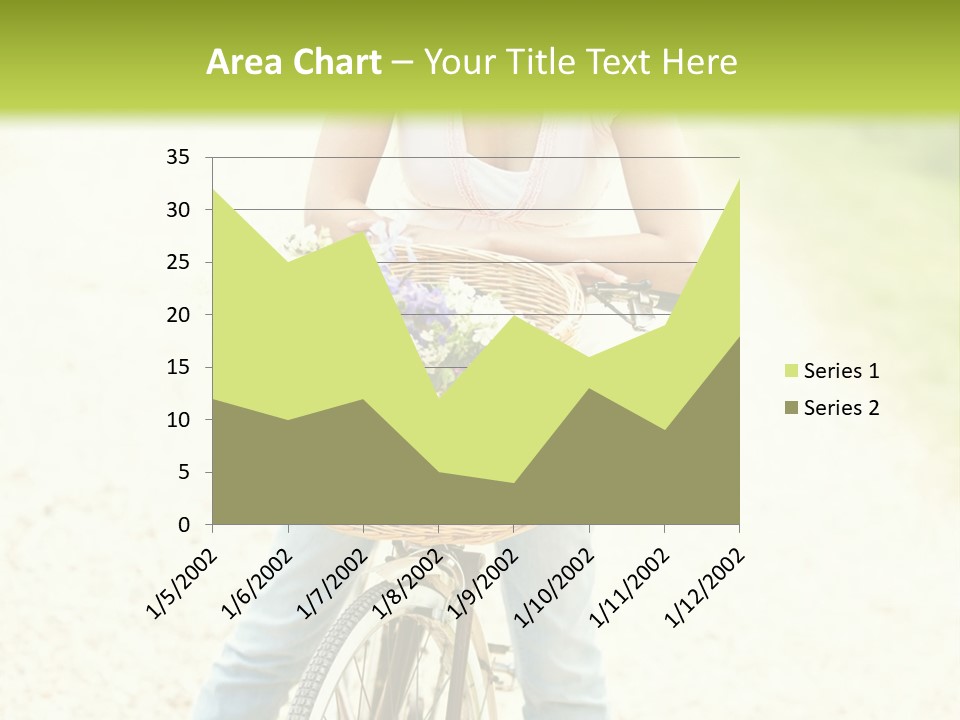 Thirties Happy Bicycle PowerPoint Template