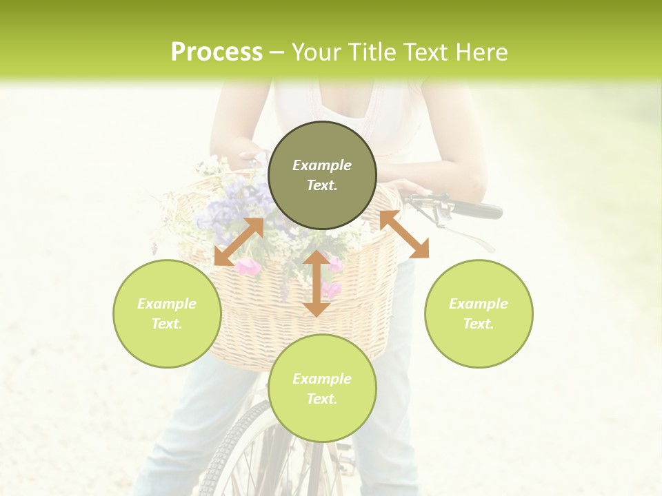 Thirties Happy Bicycle PowerPoint Template