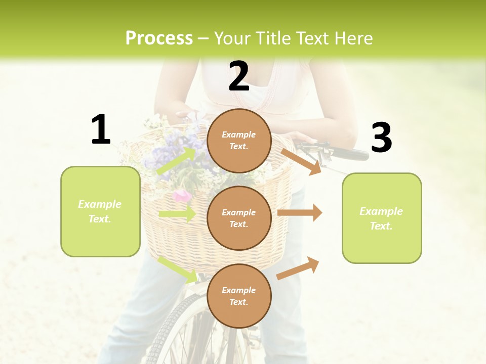 Thirties Happy Bicycle PowerPoint Template