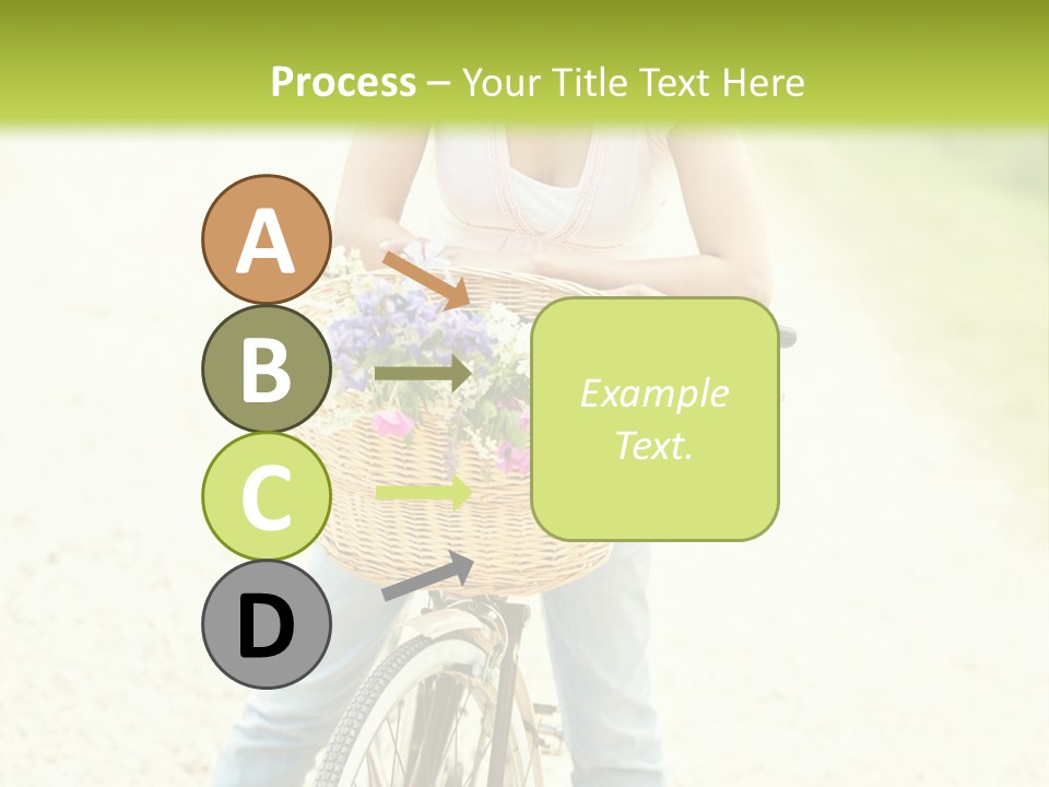 Thirties Happy Bicycle PowerPoint Template