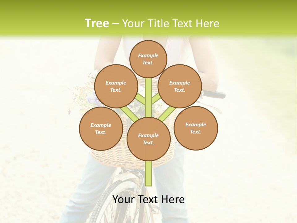 Thirties Happy Bicycle PowerPoint Template