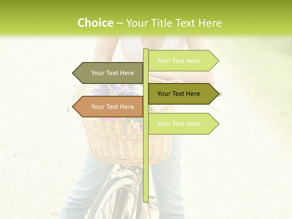 Thirties Happy Bicycle PowerPoint Template