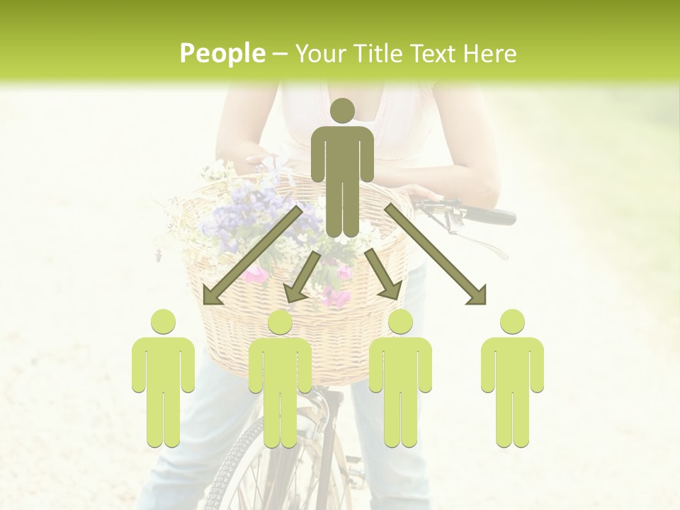 Thirties Happy Bicycle PowerPoint Template