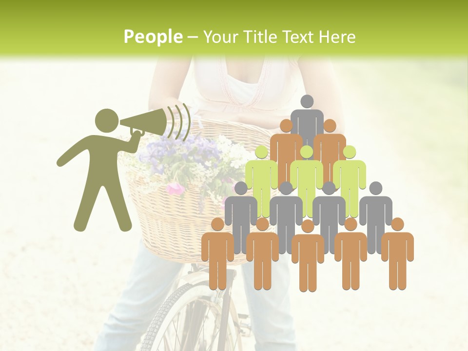 Thirties Happy Bicycle PowerPoint Template