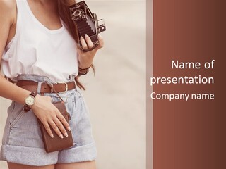 Hat Retro Funky PowerPoint Template