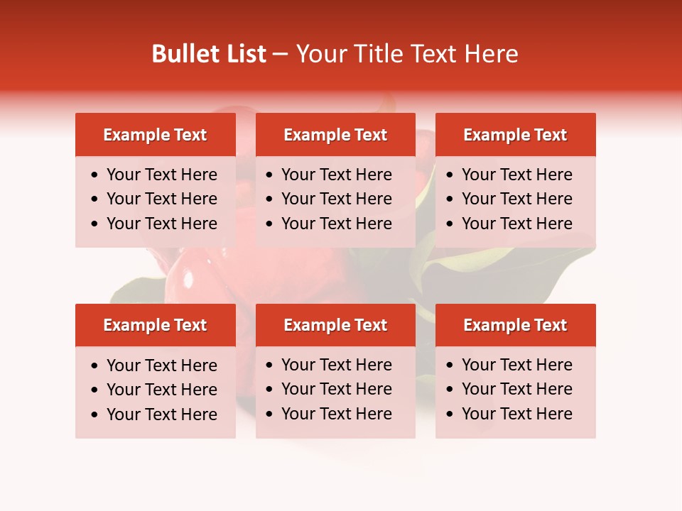 Food Antioxidant Ripe PowerPoint Template