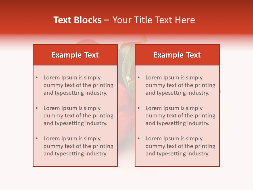 Food Antioxidant Ripe PowerPoint Template