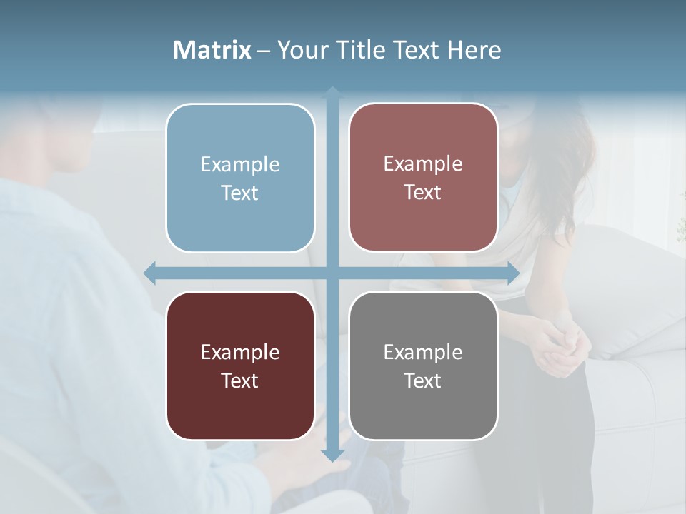 Help Couch Mental Health PowerPoint Template